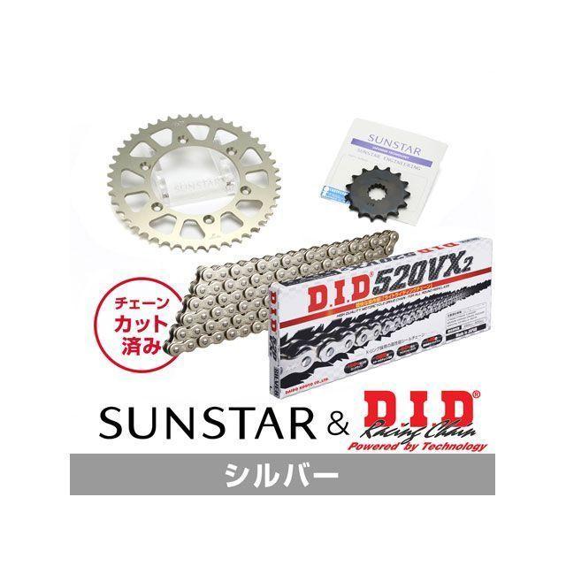 正規品／SUNSTAR SL230 スプロケット関連パーツ KD32602 スプロケット＆チェーンキット（シルバー） サンスター バイク
