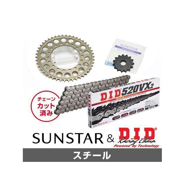 正規品／SUNSTAR NS250F NS250R NSR250R スプロケット関連パーツ KD33601 スプロケット＆チェーンキット（スチール）…