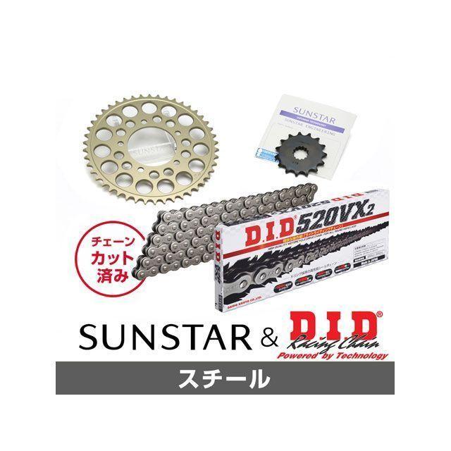 正規品／SUNSTAR バリオス2 GSX250FX スプロケット関連パーツ KD3A901 スプロケット＆チェーンキット（スチール） サンスター …