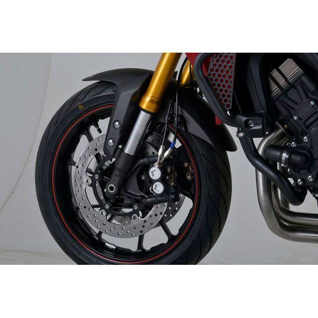 SWAGE-LINE PRO TRACER900/GT ブレーキホース・ケーブル類 フロントブレーキホースキット バイピース（レッド＆ブルー） ホー…の画像