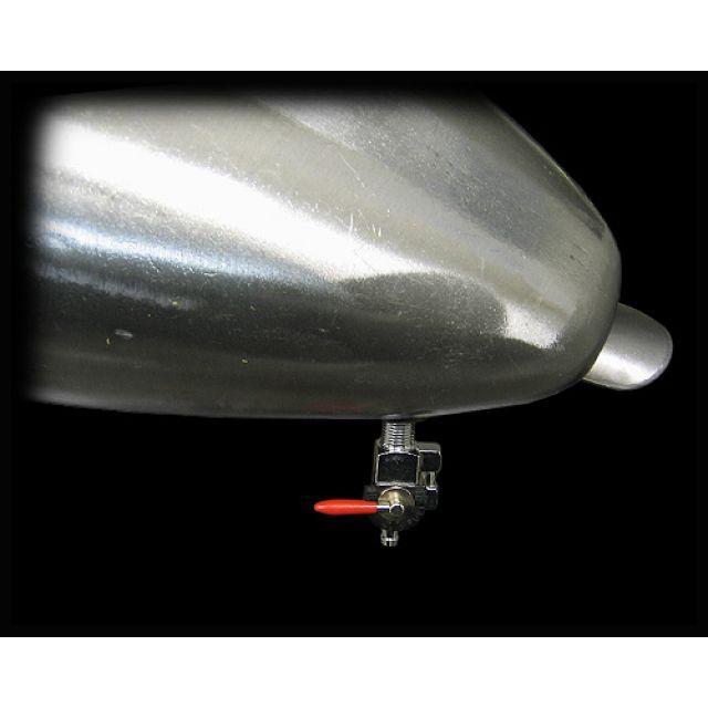 PAUGHCO ハーレー用 タンク関連パーツ 1/4NPT ガソリンコック リザーブ