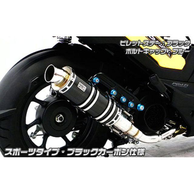 ズーマー用マフラー wiruswinマフラー改 WirusWin ズーマーX マフラー本体 ズーマーX用 アニバーサリー