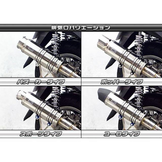 WirusWin - トリシティ125 えり巻き本体 トリシティ125用 アニバーサリーマフラー 運動競技印字機 ステンレス鋼操作手順 ビレットステー シルバ…