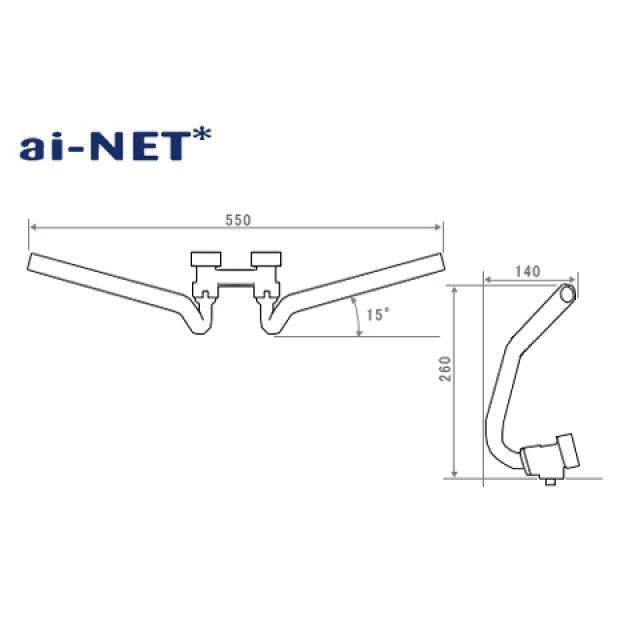 正規品／ai-net ハンドル関連パーツ モンキー系 純正type ハンドルバーセット アイネット バイク｜st-ride｜05