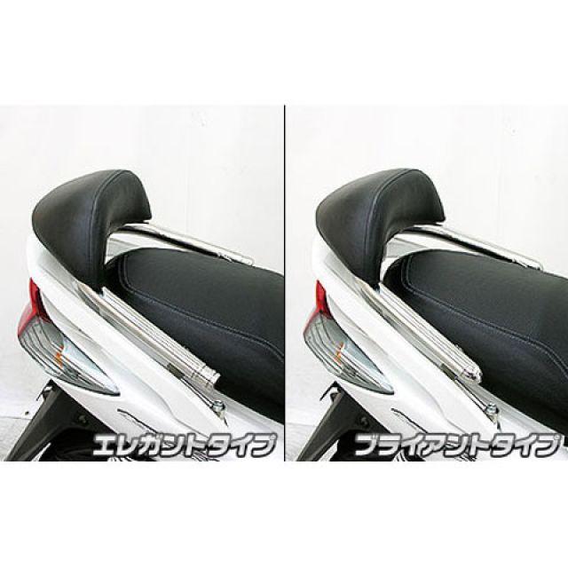 WirusWin シグナスX（2型） タンデム用品 シグナスX（2型）用 バックレスト付き 32φタンデムバー Lバージョン タイプ エレガントタイ…