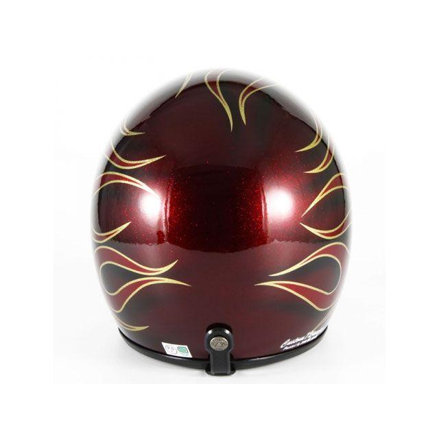 ナナニージャム 72JAM ジェットヘルメット フレイムパターン バイク 防具 72JAM JET HELMET 72JAM ジェットヘルメット FLAMES カラー レッド 72