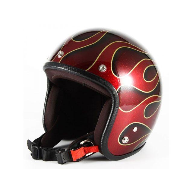 72JAM JET HELMET 72JAM ジェットヘルメット FLAMES カラー レッド 72