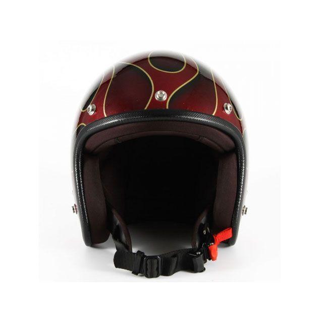 72JAM JET HELMET 72JAM ジェットヘルメット FLAMES カラー レッド 72