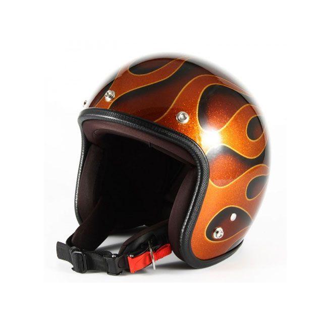72JAM JET HELMET 72JAM ジェットヘルメット FLAMES カラー オレンジ