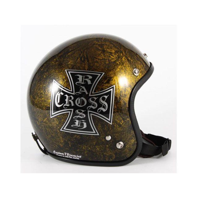 72JAM JET HELMET 72JAM ジェットヘルメット RASH CROSS カラー