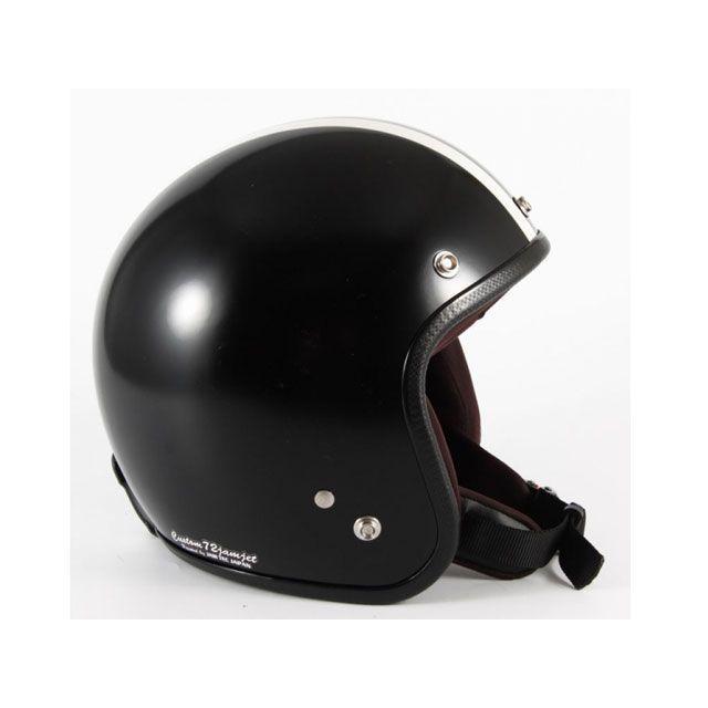 72JAM JET HELMET ジェットヘルメット JP MONO BLACK HAWK（マット