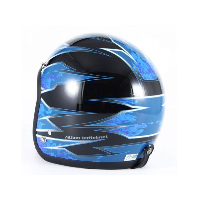 72JAM JET HELMET 72JAM ジェットヘルメット STING カラー ブルー 72