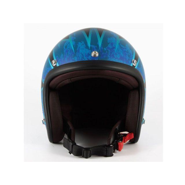 正規品／72JAM ジェットヘルメット STING カラー：マットブルー 72ジャムジェット バイク｜st-ride｜08