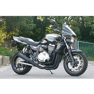 NOJIMA ZRX1200 DAEG マフラー本体 ノジマメガホン 4-1SC ステン/BLK ノジマ_1