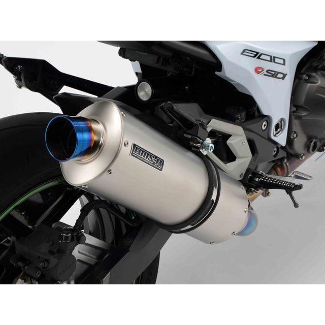 BMS RACING FACTORY Z800 マフラー本体 R-EVO スリップオン JMCA サイレンサー チタンソリッド BMSの画像