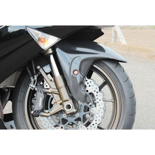 POSH Faith ZX-14R/ABS ZZR1400/ABS フェンダー 3D-TECH フロントフェンダー カラー ブラックゲルコート ポッ…の画像