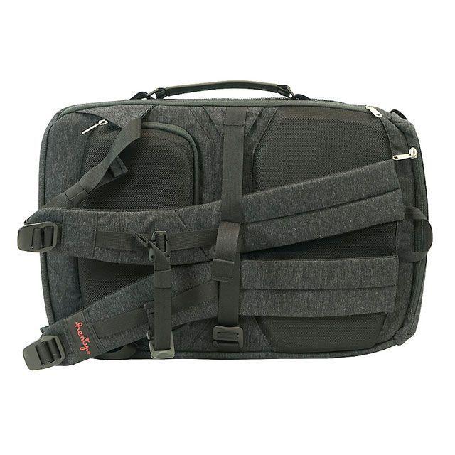 Henty ツーリング用バッグ トラベル ブリーフ バックパック（グレー） ヘンティの画像