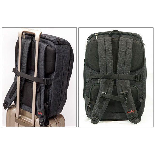 Henty ツーリング用バッグ トラベル ブリーフ バックパック（グレー） ヘンティの画像