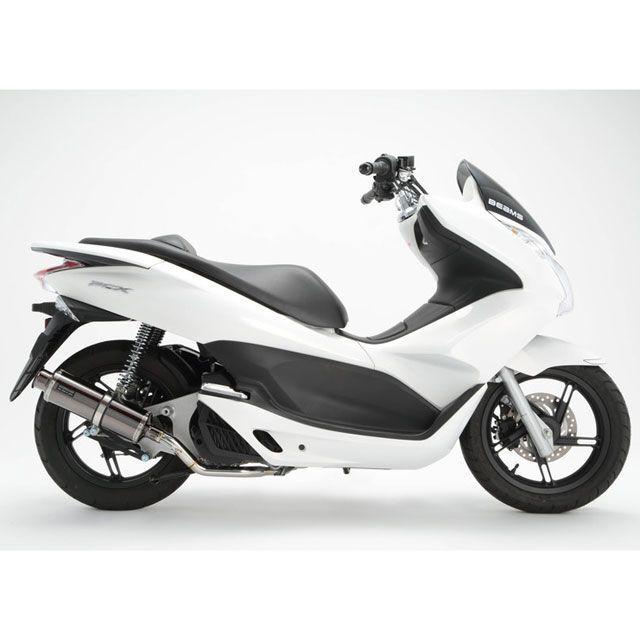 BEAMS PCX 後期モデル（ESPエンジン） マフラー本体 SS300 SP（JMCA認定） マフラー サイレンサー SMB（スーパーメタルブラ…の画像