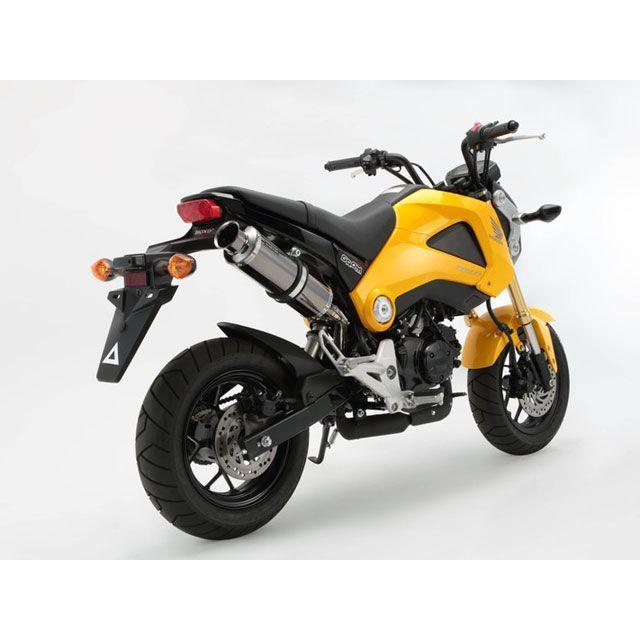 BEAMS グロム マフラー本体 SS300 SP（JMCA認定） スリップオンマフラー サイレンサー SMB（スーパーメタルブラック） ビームスの画像