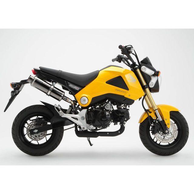 BEAMS グロム マフラー本体 SS300 SP（JMCA認定） スリップオンマフラー サイレンサー SMB（スーパーメタルブラック） ビームスの画像