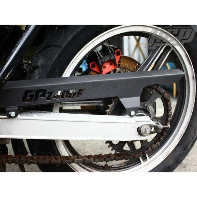 ACP GPZ400F チェーン関連パーツ ロゴ入り チヂミ塗装 チェーンケース 