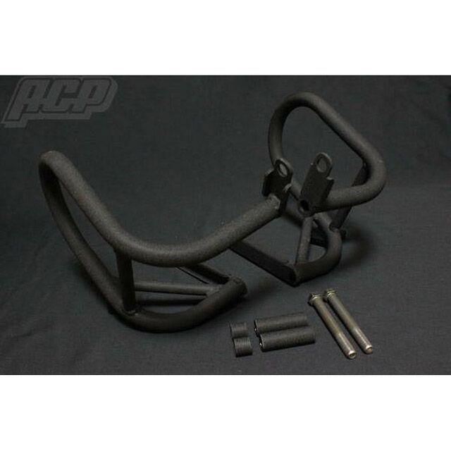 ACP GS400 GS400L エンジンガード チヂミ塗装 カラー 黒 : パーク