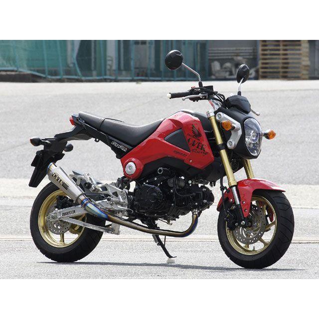 OVER RACING GROM マフラー本体 GP-PERFORMANCE RS-R フルチタンマフラー オーバーレーシングの画像