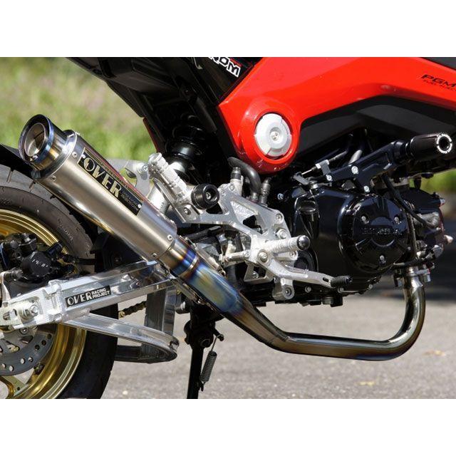 OVER RACING GROM マフラー本体 GP-PERFORMANCE RS-R フルチタンマフラー オーバーレーシングの画像