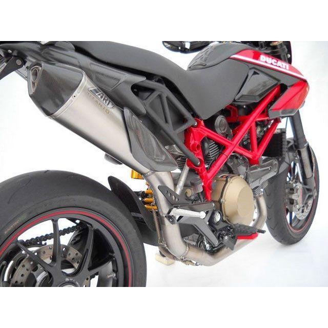 ZARD HYPERMOTARD 796/1100/1100 マフラー本体 2＞1 ステンレススチール -チタン レーシング フルキット for D…の画像