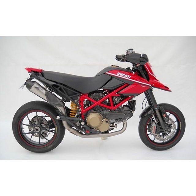 ZARD HYPERMOTARD 796/1100/1100 マフラー本体 2＞1 ステンレススチール -チタン レーシング フルキット for D…の画像