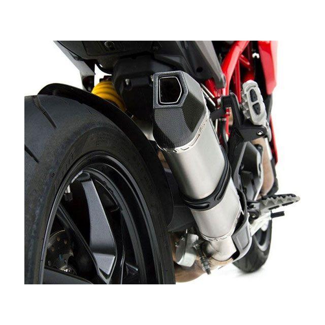 ZARD HYPERMOTARD SP マフラー本体 ステンレススチール EURO 3 HOMOLOGATED スリップオン WITH カーボン E…