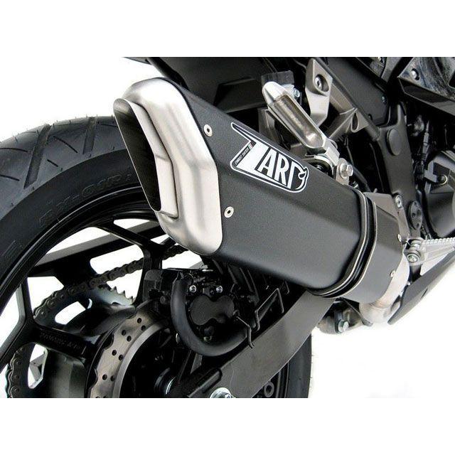 ZARD NINJA 250/300 マフラー本体 ステンレススチール -カーボン レーシング スリップオン for KAWASAKI NINJA …_1