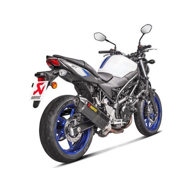 AKRAPOVIC アクラポビッチ SV650 スリップオンマフラー　カーボン AKRAPOVIC（アクラポビッチ） AKRAPOVIC SV 650 マフラー本体 Slip-On