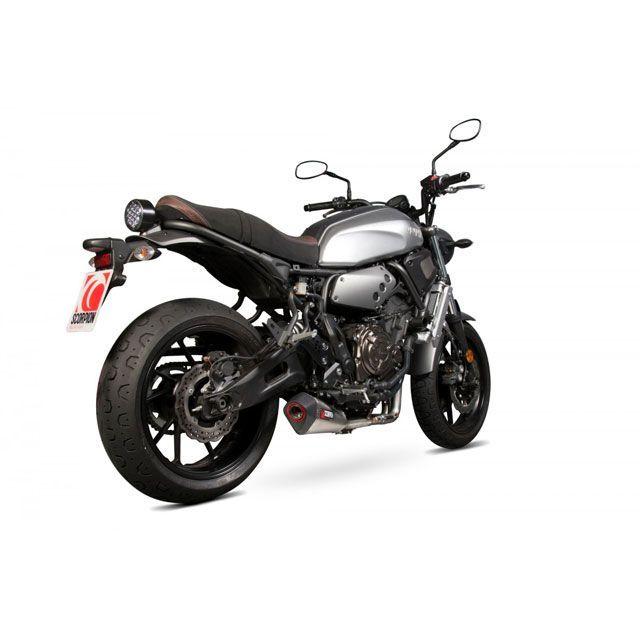 新品　XSR700 用　フルエキマフラー　Scorpion SCORPION XSR 700 マフラー本体 Serket テーパーフルシステム Titanium