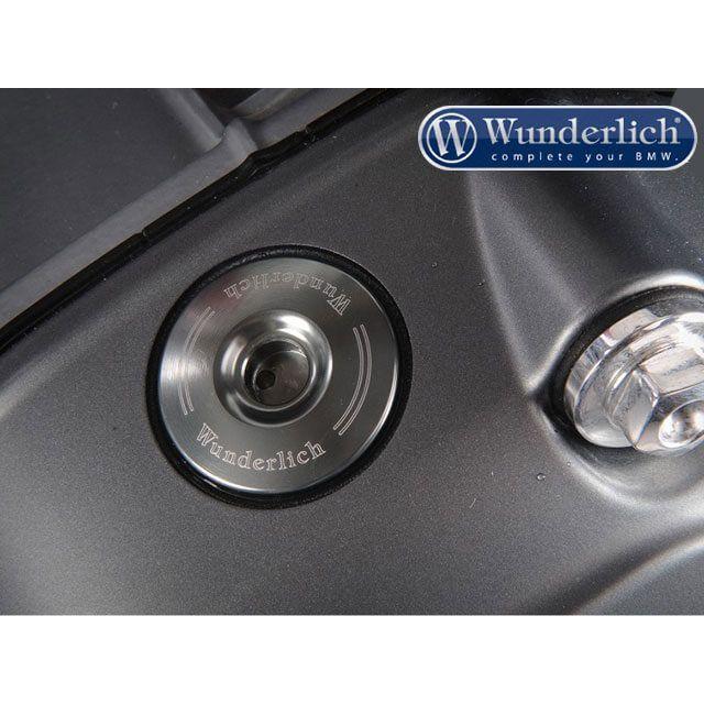 Wunderlich - エンジンオイルパーツ セーフティオイルフィラーキャップ 仕様模様 チタン ワンダーリッヒ
