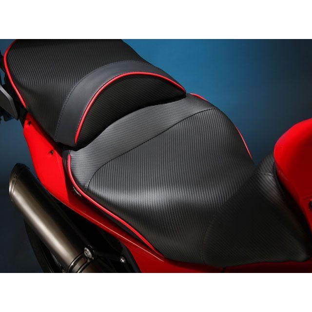 Sargent Multistrada 1200 シート関連パーツ シート EUローフロントシート カラー パイピング：ブラック サージェント_1
