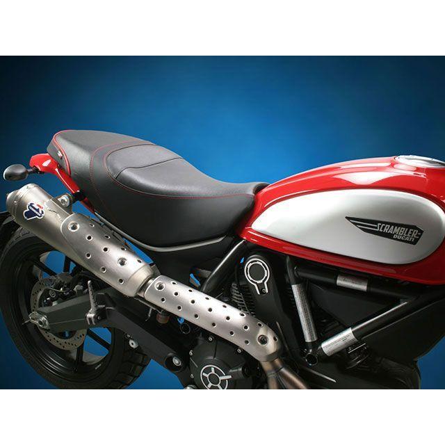 Sargent Scrambler シート関連パーツ 1ピースレギュラーシート パイピング：カスタム（CarbonFX/パイピング：A-066 レッ…_1