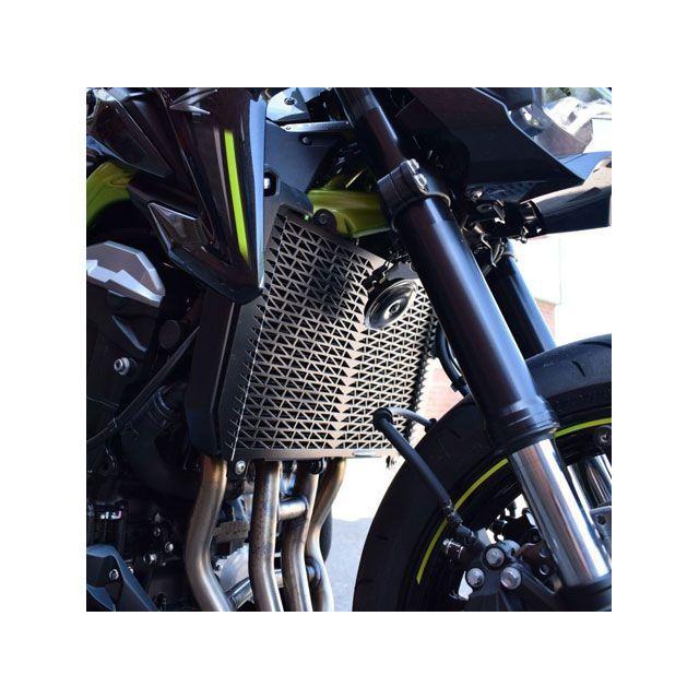 PYRAMID PLASTICS Z 900 ラジエター関連パーツ Kawasaki Z 900 Radiator Guard Matte Blac…