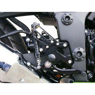 BABYFACE Ninja250R バックステップ関連パーツ バックステップキット カラー シルバー ベビーフェイスの画像