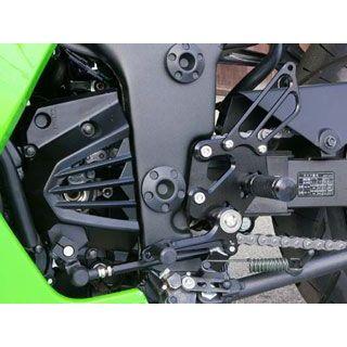 BABYFACE Ninja250R バックステップ関連パーツ バックステップキット カラー シルバー ベビーフェイスの画像