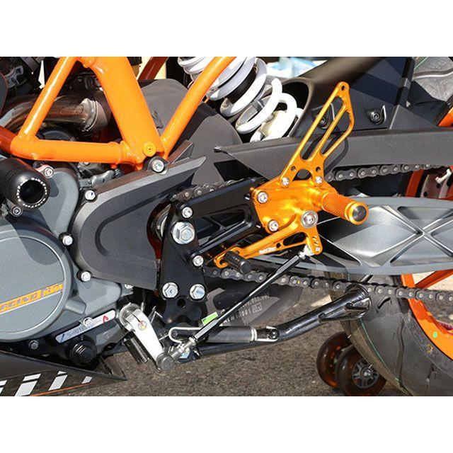 BABYFACE RC125/390 バックステップ関連パーツ バックステップキット 仕様 ノーマルシフト カラー ゴールド ベビーフェイス_1