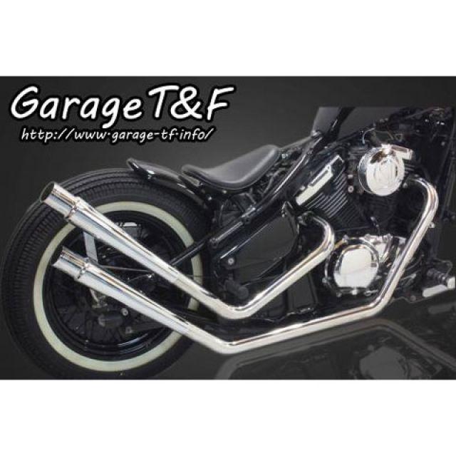 正規品／T&F バルカン400 マフラー本体 アップフレアーマフラー 