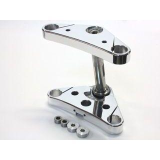 （正規品）T&F ビラーゴ250（XV250ビラーゴ） トップブリッジ関連パーツ トリプルトゥリー12° ガレージT&F バイク