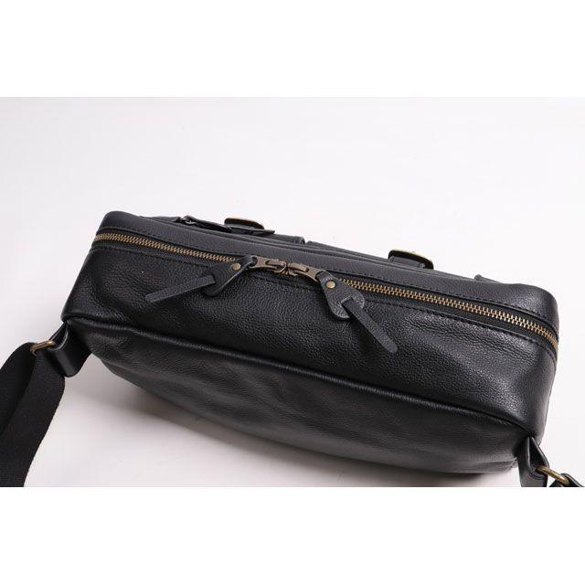 DEGNER（デグナー） ツーリング用バッグ W-114 レザーボディバッグ