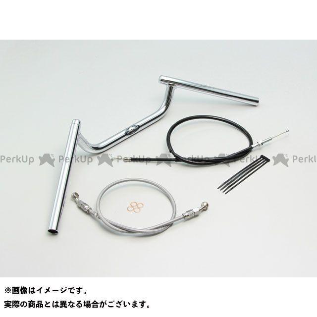 HURRICANE MT-25/MT-03 ハンドル関連パーツ コンドル ハンドルキット（アルミ） カラー クロームメッキ タイプ フルステンレスブ…