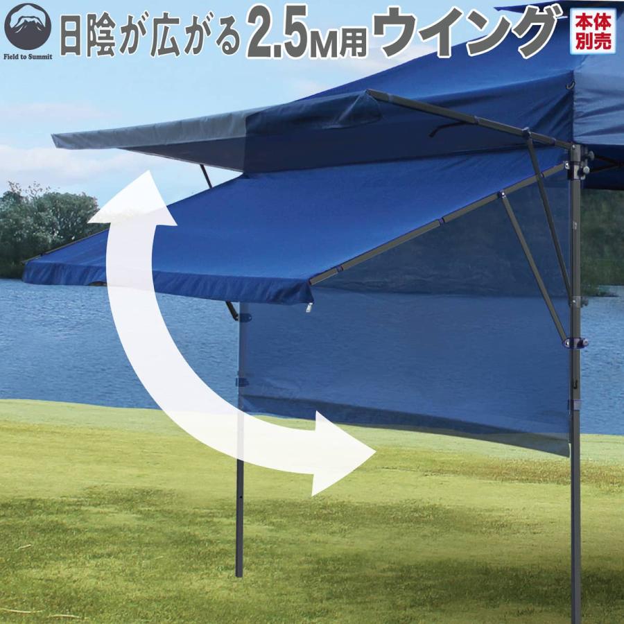 Field to Summit 2.5M用ウィング 後付けウイング 日除け ルーフ