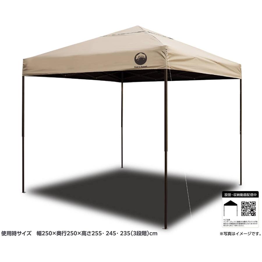 Field to Summit センターロックテント250ベージュ FTSSU250BEB UV