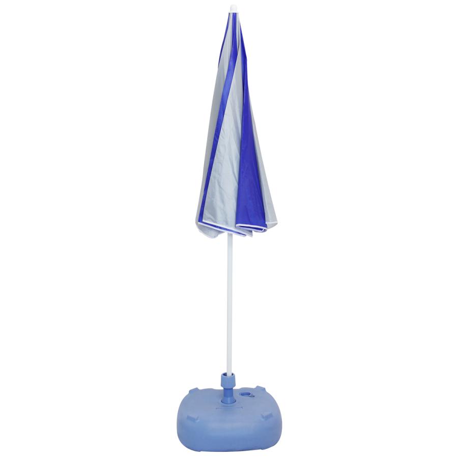 Field to Summit ビーチパラソル ブルー＆シルバー 180cm OF615FC ビーチ パラソル チルト機能 屋外 レジャー 日除け 熱中症対策 UVカット 紫外線対策 海 海水浴 | Field to Summit | 02