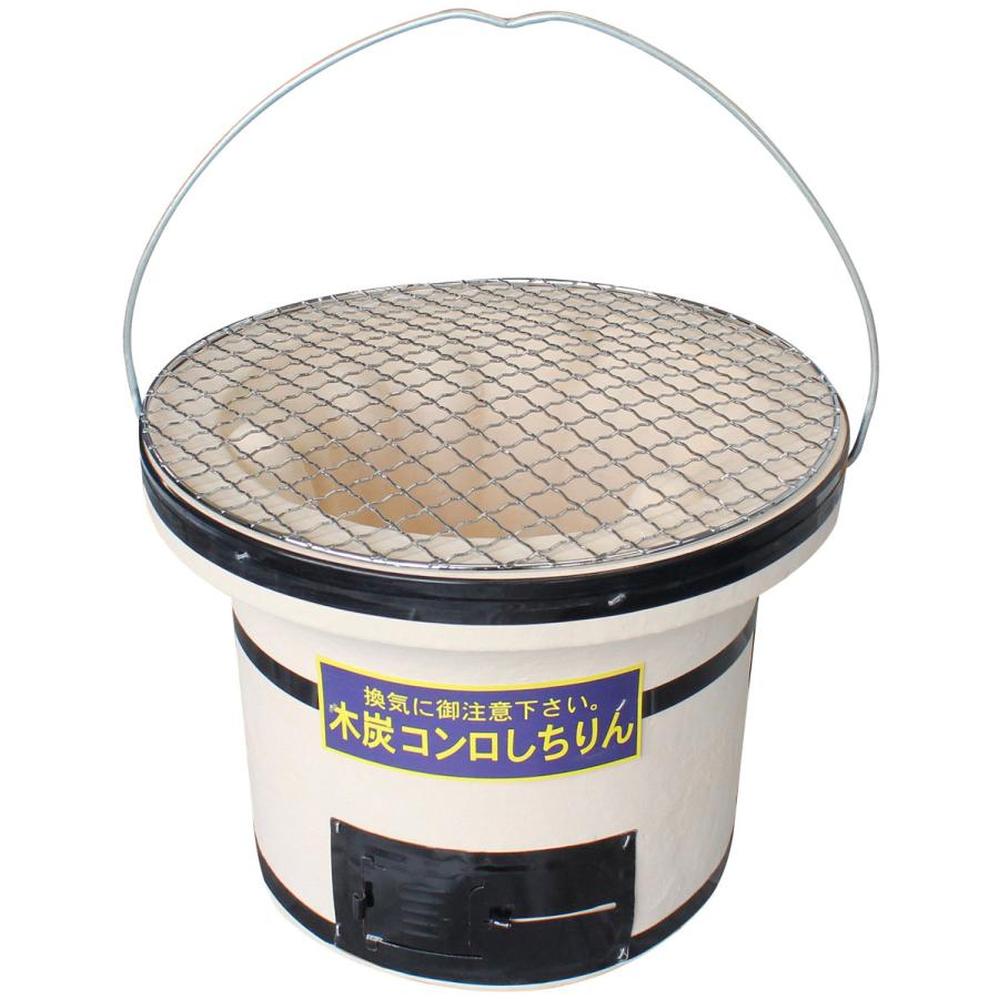 Field to Summit 焼き網つき 本格珪藻土 丸型七輪 OF7RO 丸27cm Field to Summit 焼き網つき 本格珪藻土 丸型七輪 OF7RO 丸27cm